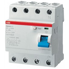 УЗО 4п 80А 300мА тип AC F204 ABB 2CSF204001R3800