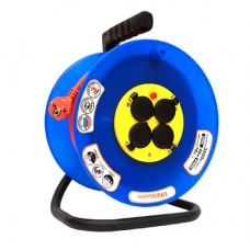 Удлинитель на катушке 4х30м ВЕМ-250 термо ПВС 3х2.5 IP44 UNIVersal 9634207