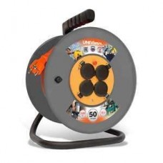 Удлинитель на катушке 4х50м ВЕМ-250 термо ПВС 3х2.5 IP44 UNIVersal 9634209