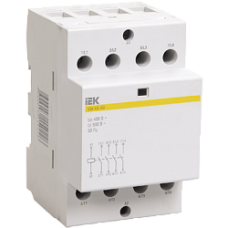 Контактор модульный КМ40-40 40А/4п 400В AC/DC ИЭК MKK20-40-40
