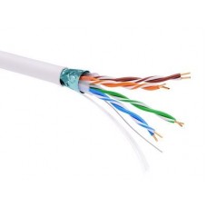 Кабель информационный экранированый F/UTP 4х2 кат.5е PVC бел. ДКС RN5EFUPV3WH