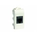 Розетка комп. 1-м СП RJ45 BRAVA 1мод. 5e белый ДКС 76646B
