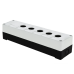 Корпус КП105 5 кнопок белый ЭКФ cpb-105-w