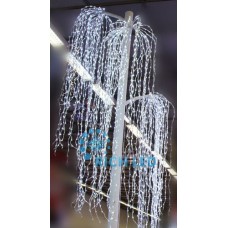 Дреды белые 2,4 БЕЛЫЙ мерцающие RL-DR2.4F-W/W