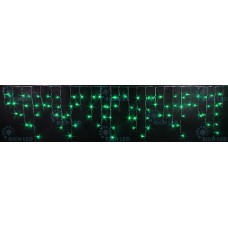 Бахрома 3*0.5 м ЗЕЛЕНЫЙ, белая резина RL-i3*0.5-RW/G