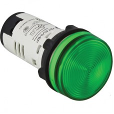 Лампа сигнальная 22мм 230В зел. (LED) SchE XB7EV03MP