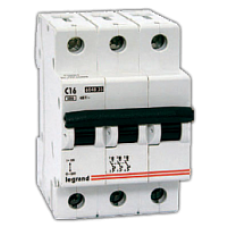 Автоматический выключатель 3п C 25А DX3-E 6кА Leg 407293