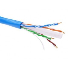 Кабель информационный неэкранированый U/UTP 4х2 кат.6 PVC син. ДКС RN6UUPV3BL