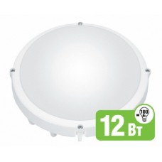 Светильник 94 826 NBL-R1-12-4K-WH-IP65-LED (аналог НПП 1101белый круг) Navigator 4607136948266