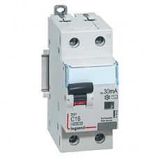 Дифавтомат 1п+N 2мод. C 25A 30mA тип AC 6/10kA DX3 Leg 411004