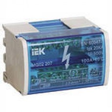 Шина нулевая на DIN рейку 4/11 в корп. ИЭК YND10-4-11-125