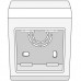 Коробка установочная под BRAVA 2мод. PDB (для кабель-канала TMC) ДКС 10034