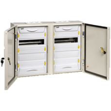 Корпус металлический ЩРн-2х24з-1 74 IP54 "UNIVERSAL" ИЭК MKM11-N-2x24-54-Z-U
