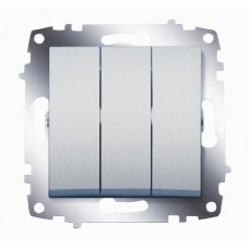 Выключатель 3-кл. Cosmo алюм. ABB 619-011000-254