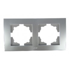 Рамка Cosmo 2 поста алюм. ABB 612-011000-226