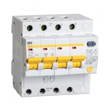 Дифавтомат 4п 6.5мод. C 32А 100мА тип AC 4.5кА АД-14 ИЭК MAD10-4-032-C-100