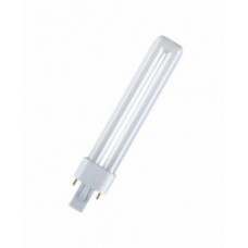 Лампа люминесцентная компактная DULUX S 11W/827 G23 (инд.уп.) OSRAM 4050300006017