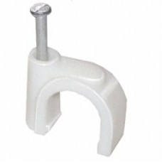 Скоба креп. круглая R6 (уп.100шт) ИЭК USK11-06-100