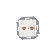 Механизм розетки компьютерной СП двойн. 2хRJ-45 Simon15 слоновая кость 1591593-031