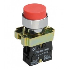 Кнопка LAY-BA42 без подсветки красн. 1р ИЭК BBT61-BA-K04