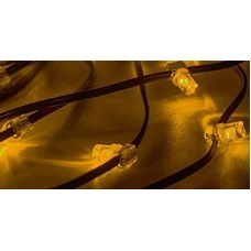 Электрогирлянда "КЛИП ЛАЙТ" 660LED черный провод 80Вт 12В IP54 желт. (уп.100м) NEON-NIGHT 325-121