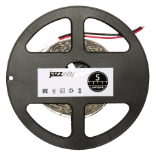 Лента светодиодная PLS 2835/120-12V-W 10Вт/м IP20 белый свет (уп.5м) JazzWay 4897062859051