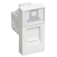 Механизм розетки информ. 1-м RJ45 ПРАЙМЕР 1мод. 5еUTP ИЭК CKK-40D-RI1-K01