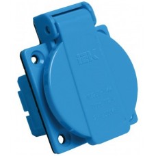 Розетка панельная 16A 2P+PE 250В IP44 РП10-3 ИЭК PSR61-016-3